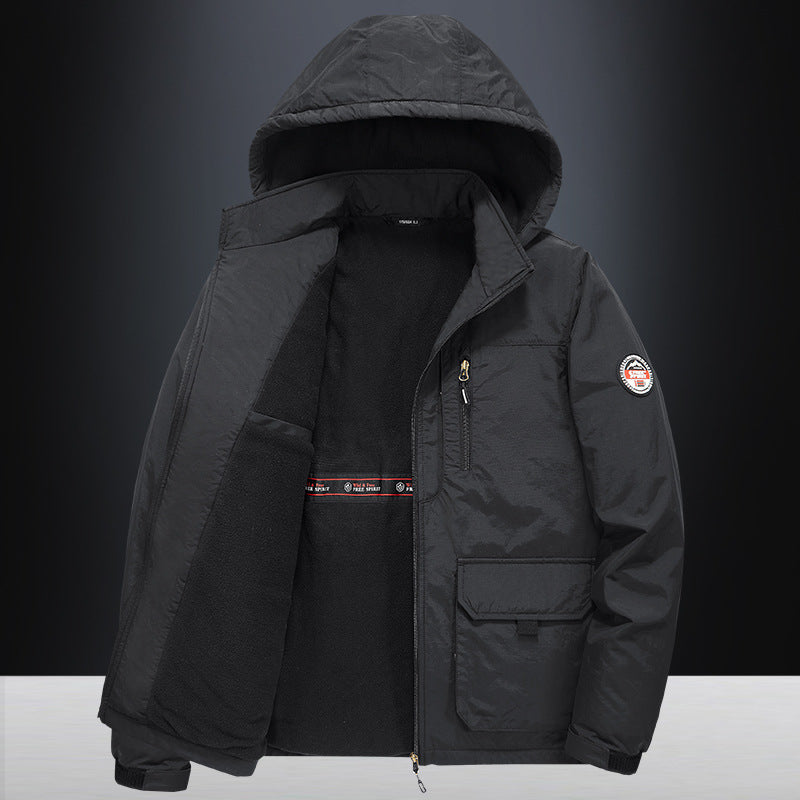Winter Men Windproof Cotton Jacket