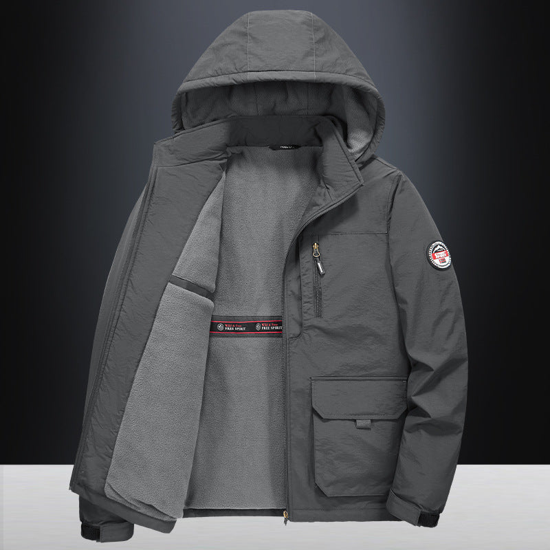 Winter Men Windproof Cotton Jacket