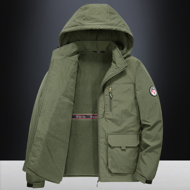 Winter Men Windproof Cotton Jacket