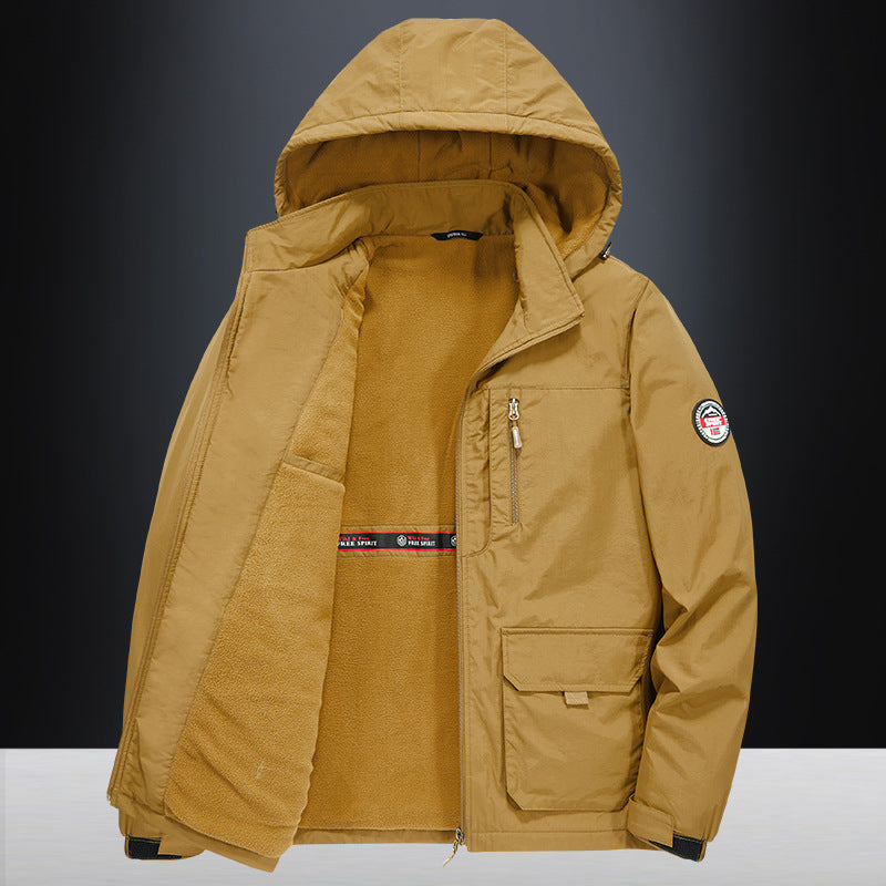 Winter Men Windproof Cotton Jacket