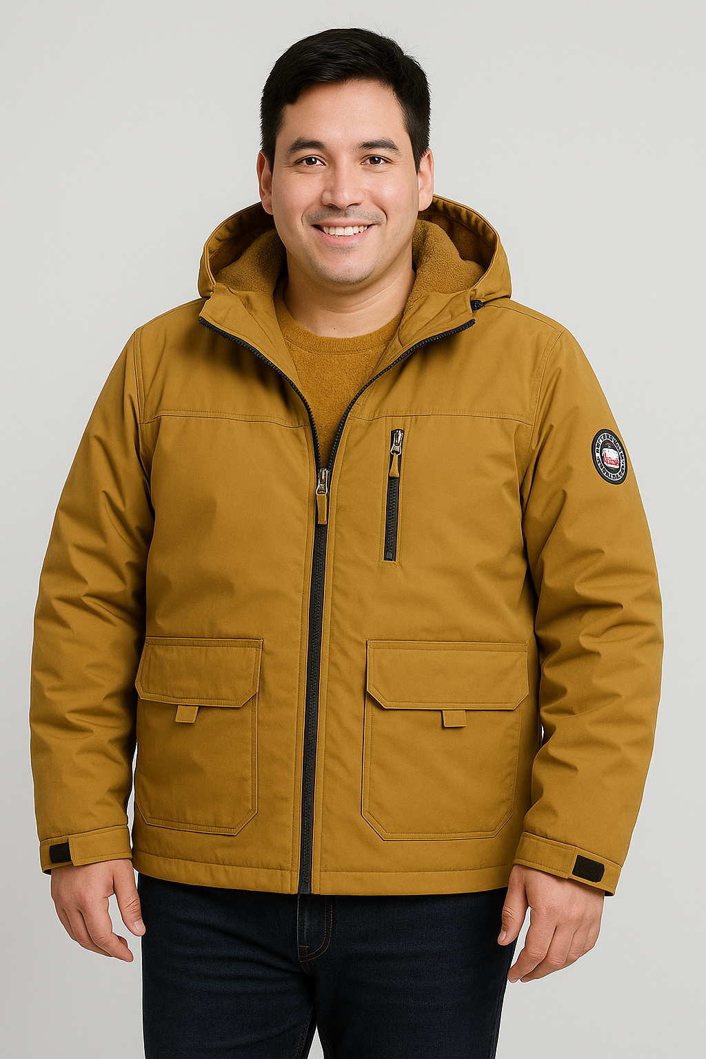 Winter Men Windproof Cotton Jacket