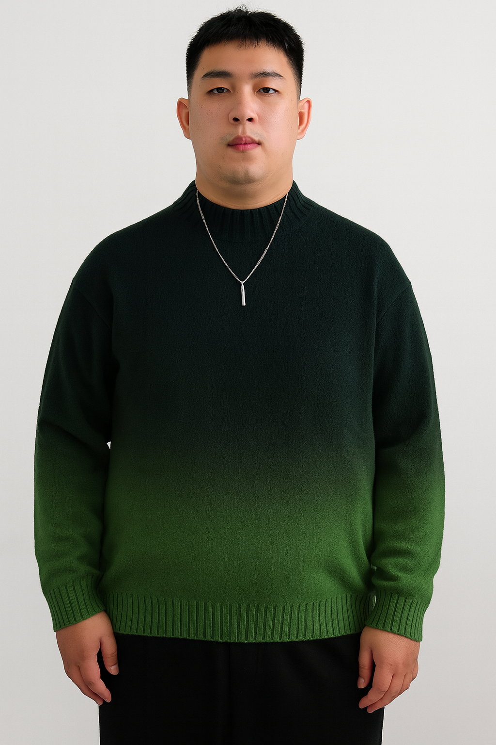 Fashion Personality Gradient Sweater Men