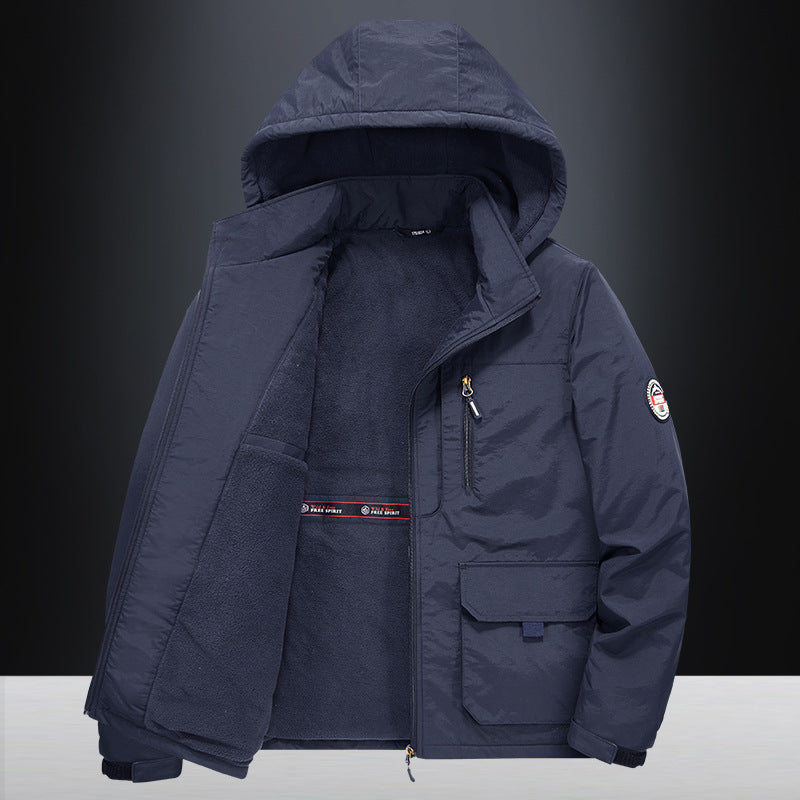 Winter Men Windproof Cotton Jacket